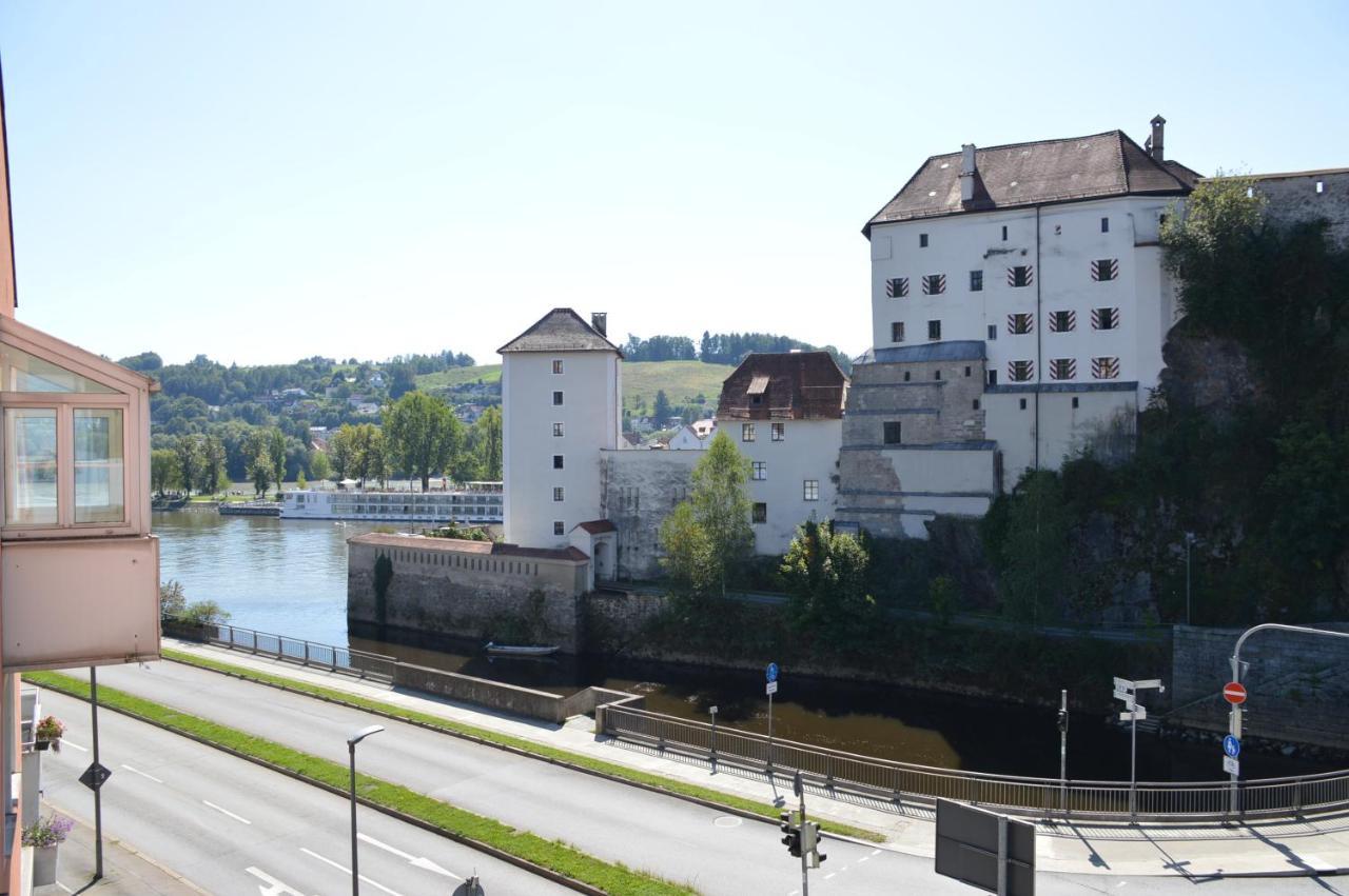 Stilvolles Appartement Mit Blick Auf Das Dreifluesse-Eck 帕绍 外观 照片