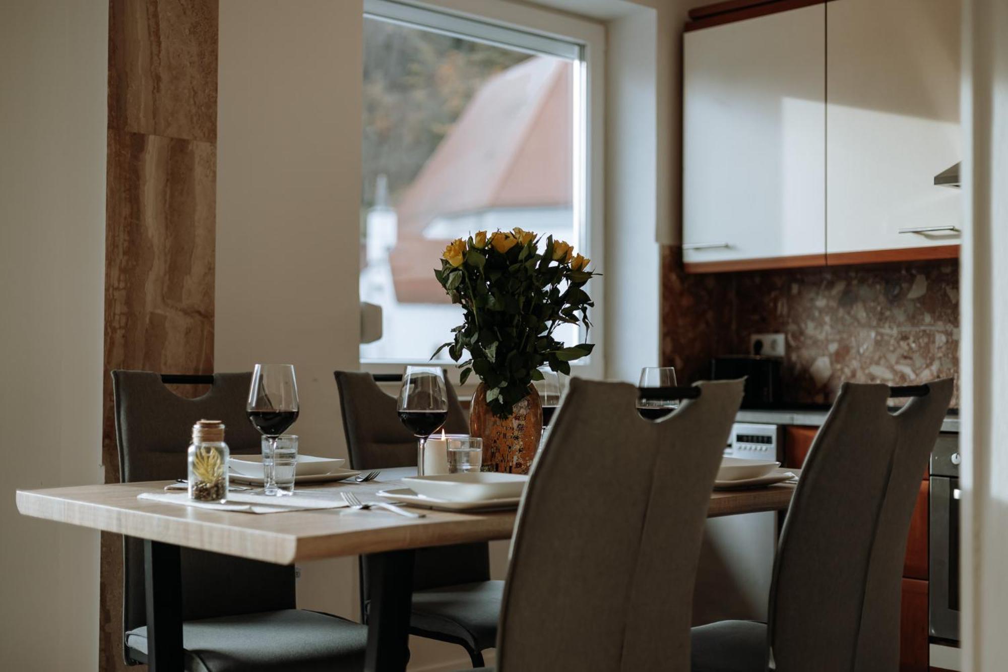 Stilvolles Appartement Mit Blick Auf Das Dreifluesse-Eck 帕绍 外观 照片