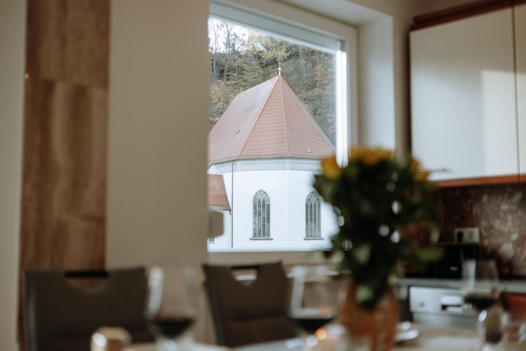 Stilvolles Appartement Mit Blick Auf Das Dreifluesse-Eck 帕绍 外观 照片