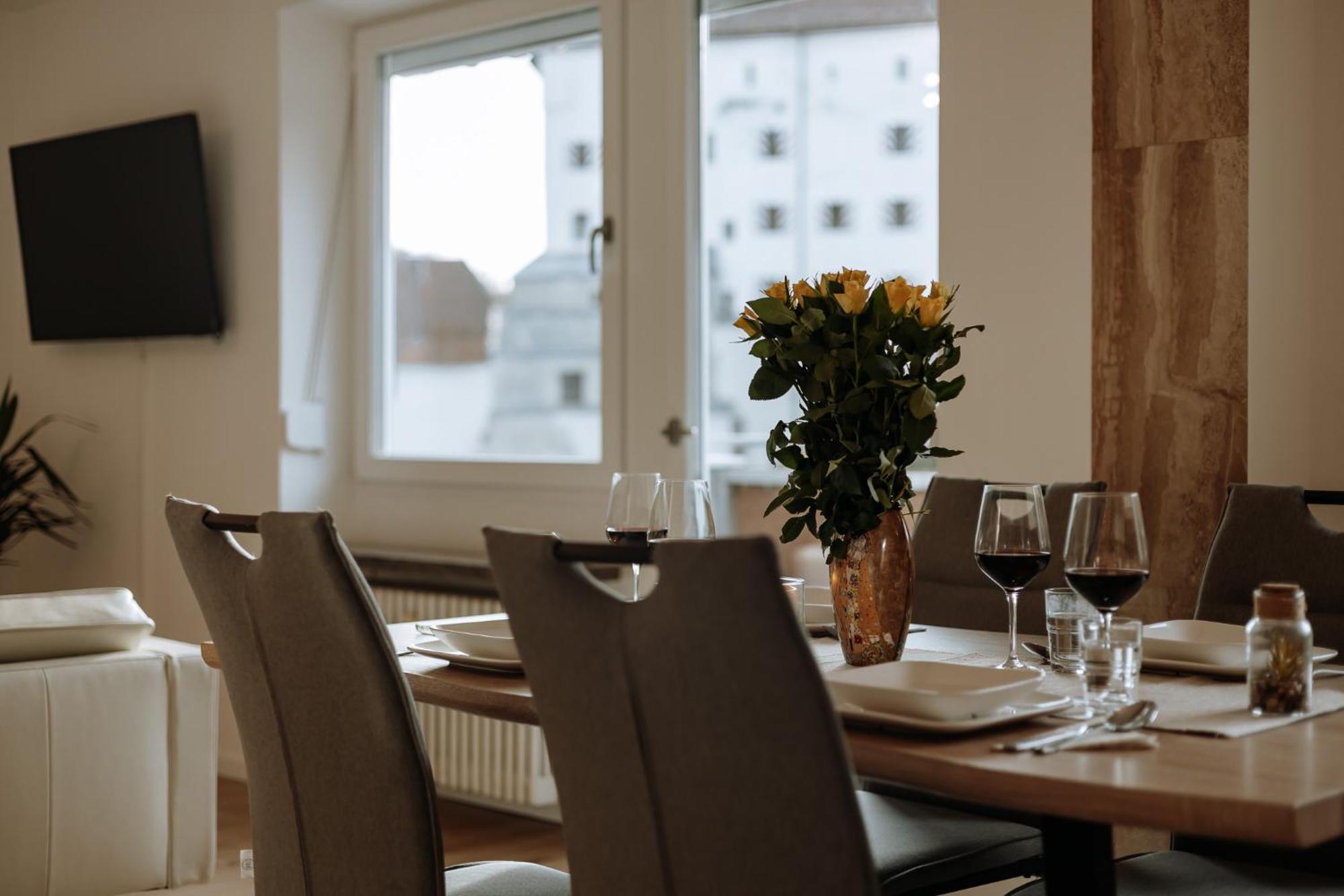 Stilvolles Appartement Mit Blick Auf Das Dreifluesse-Eck 帕绍 外观 照片